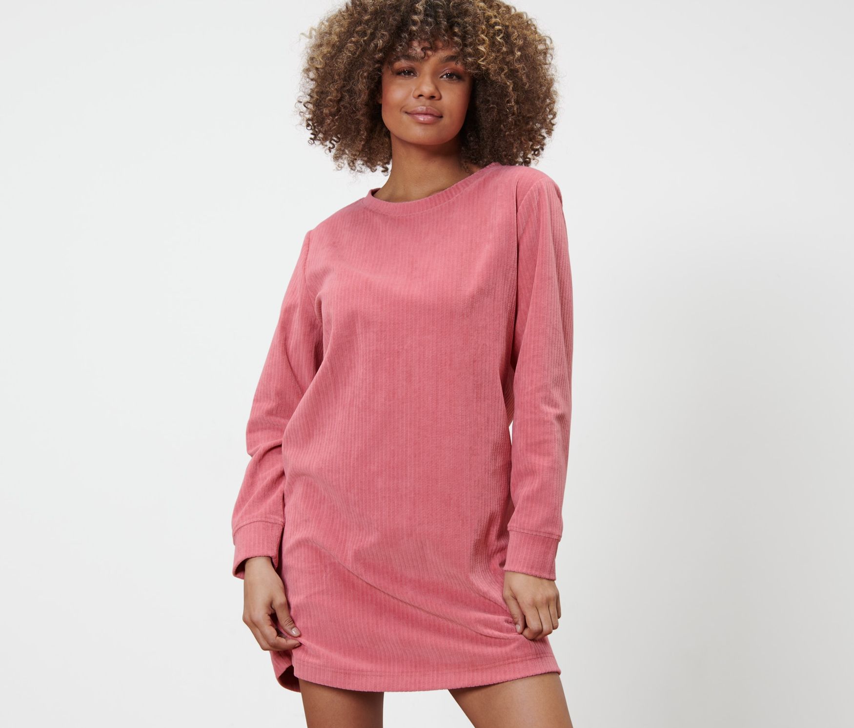 Thumbnail - Tchibo - Lounge-Kleid - Damen - Gr. L - braun