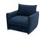 DOMO collection Schlafsofa 1-Sitzer »Helsinki«, blau - Blau