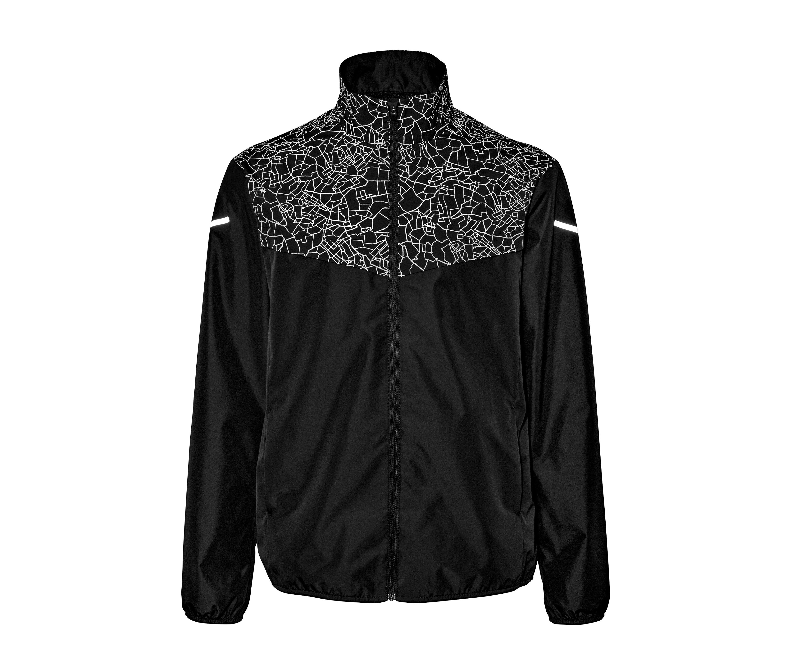 Thumbnail - Tchibo - Windprotection-Laufjacke - Herren - Gr. XL - schwarz/print