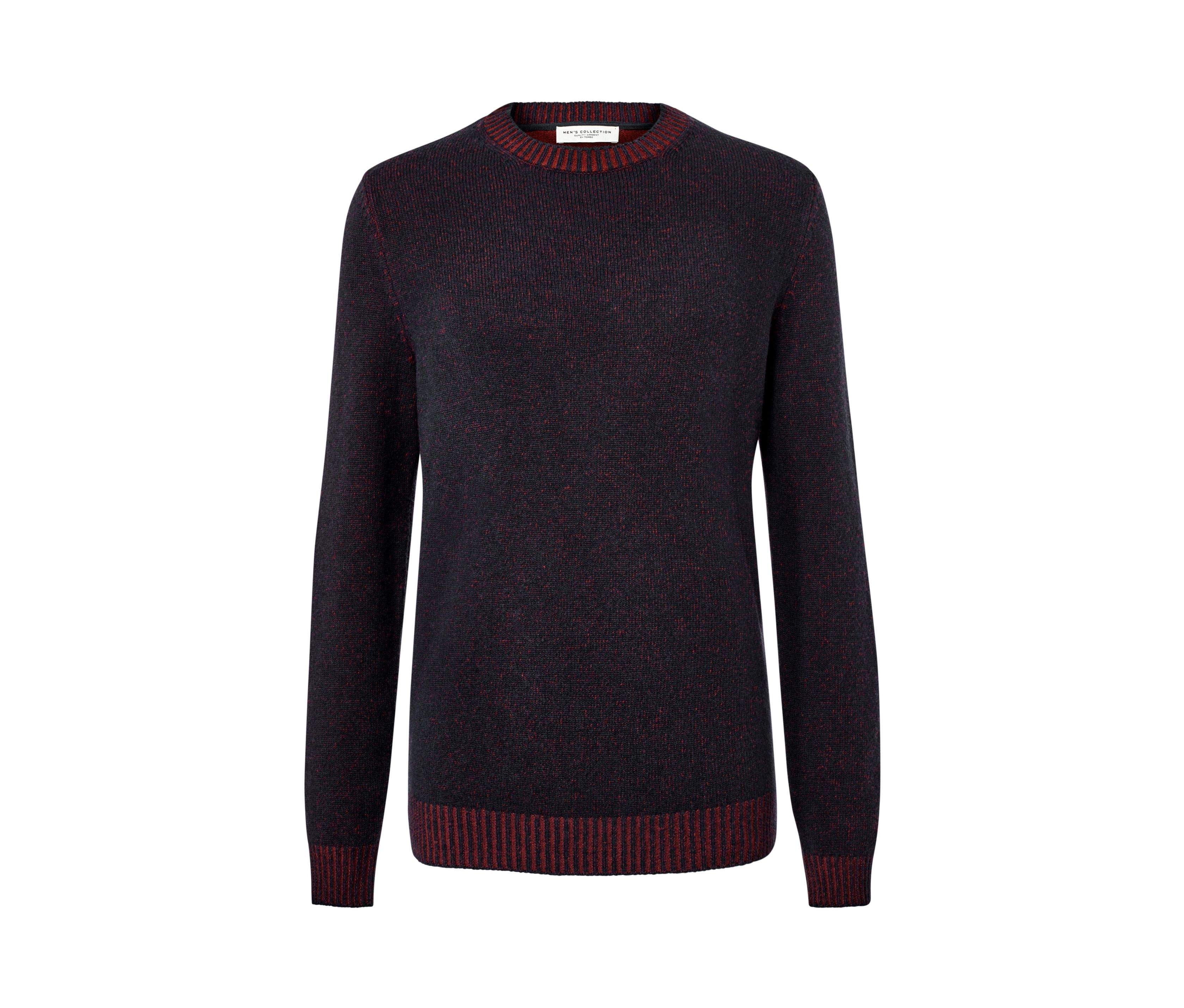Tchibo - Pullover mit Wolle - Herren - Gr. S - dunkelblau