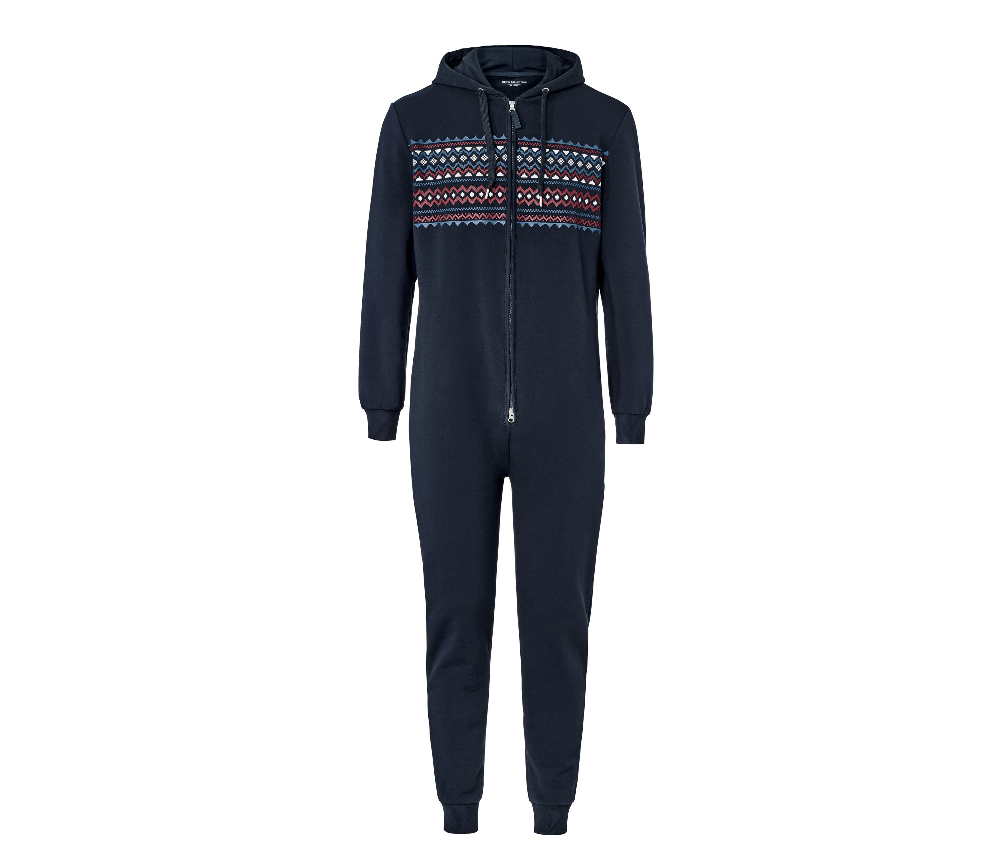 Tchibo - Lounge-Overall - Herren - Gr. XL - weiß/print