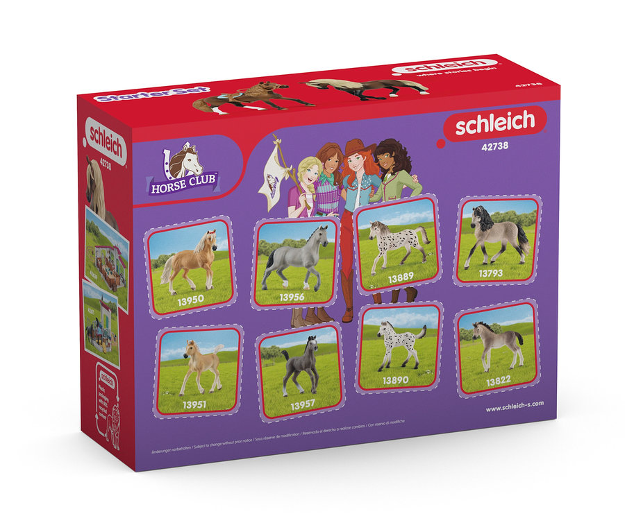 Verpackung des Schleich Startersets »Horse Club«.