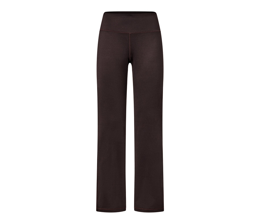 Schokoladenbraune Bodyforming-Sporthose.