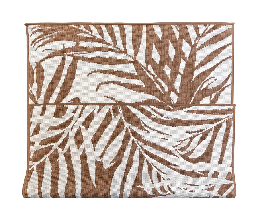 Brauner Outdoor-Wendeteppich »Palm Tree«.
