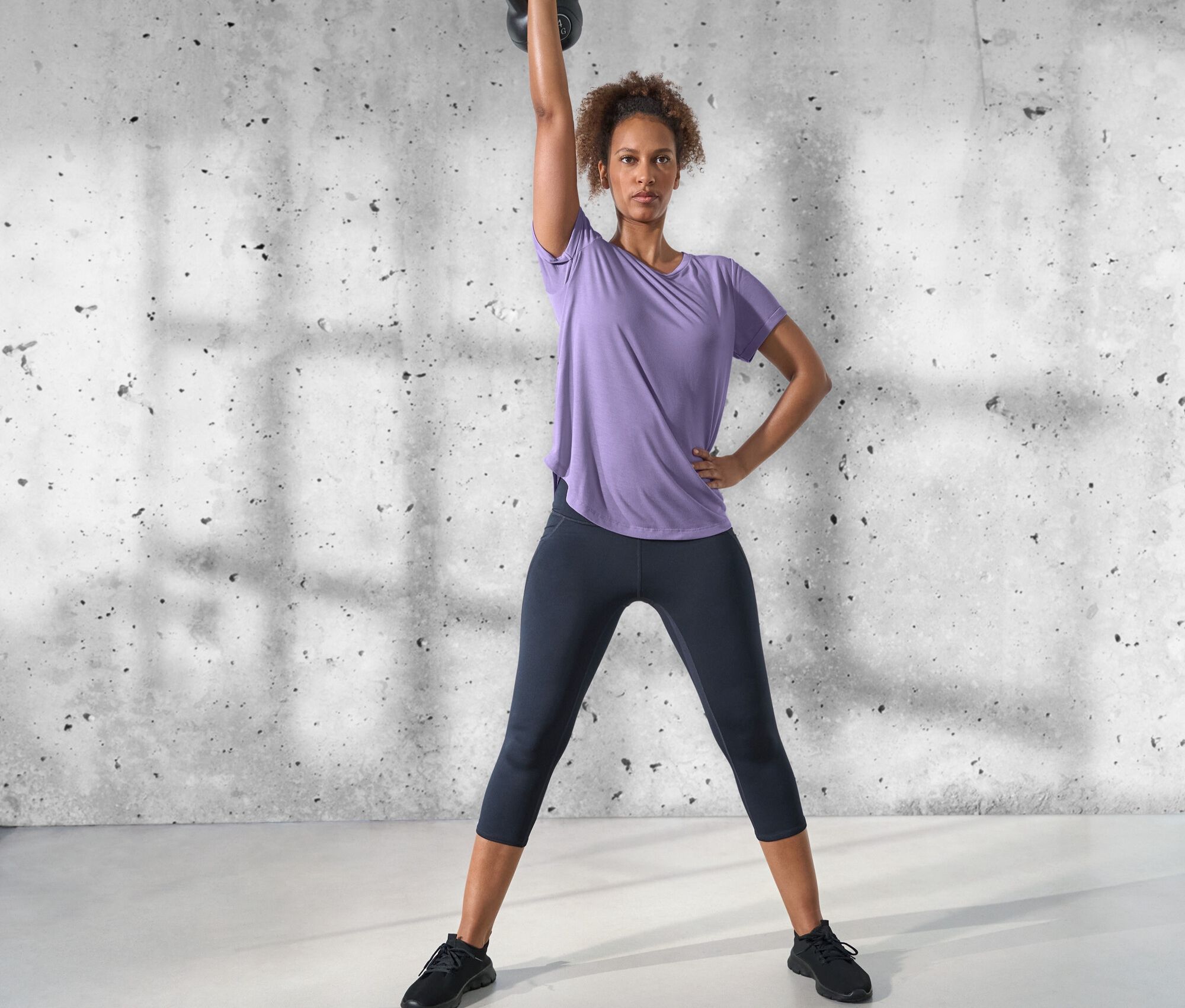 Thumbnail - Tchibo - 3/4-Sporttight - Damen - Gr. XS - blau