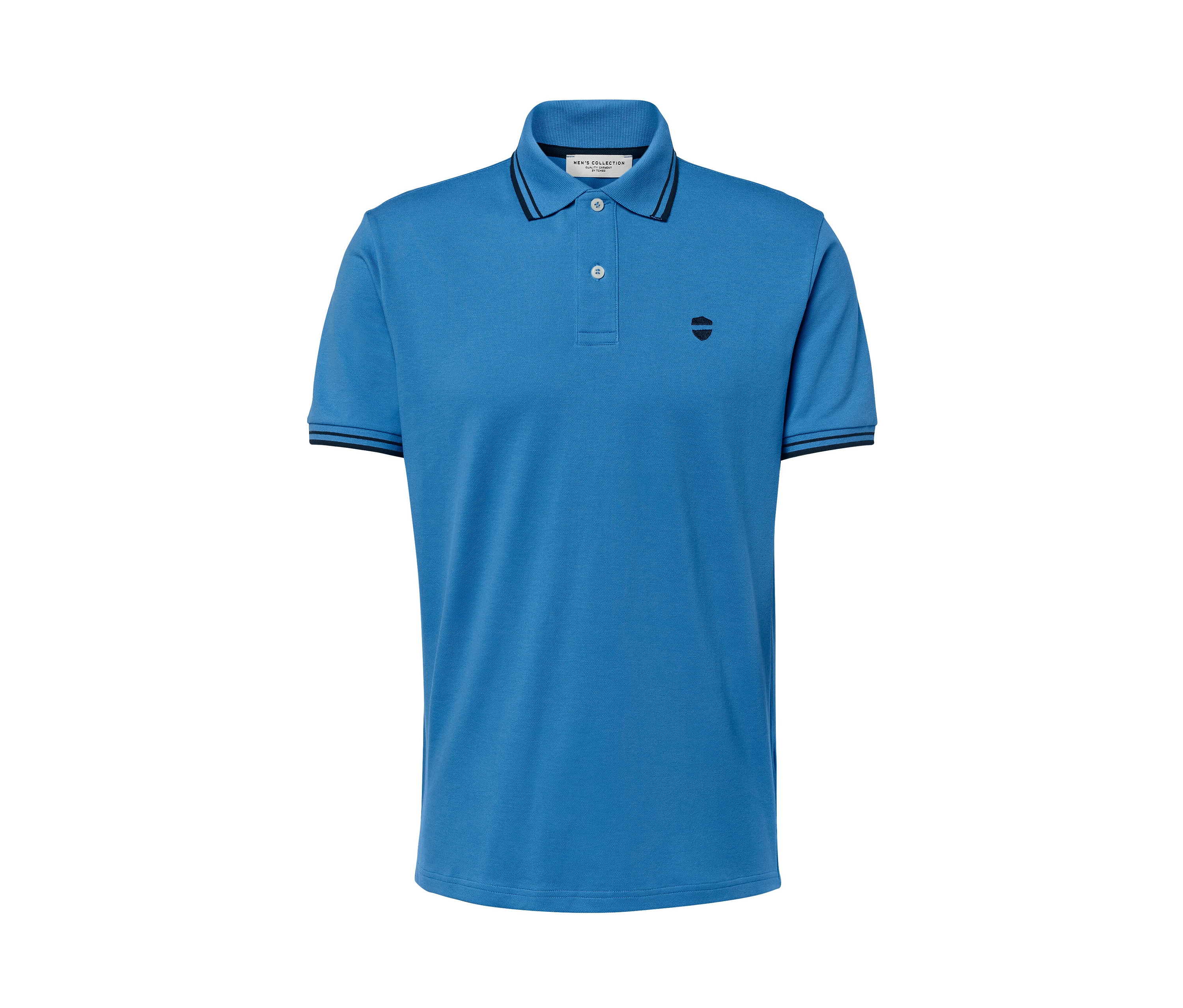 Tchibo - Piqué-Poloshirt - Herren - Gr. L - blau