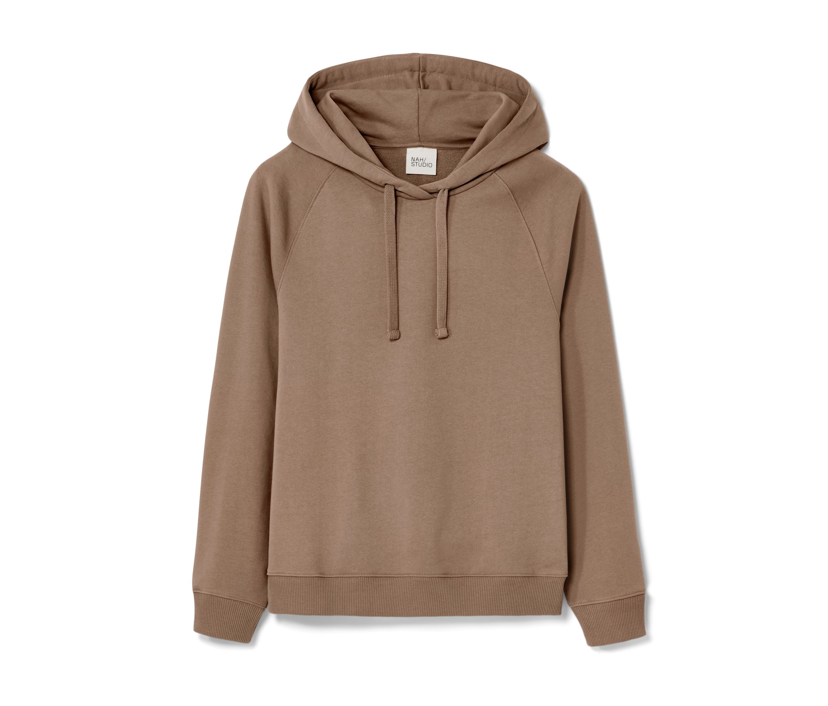 Nah/Studio Hoodie - nachhaltige Baumwolle - Gr. XS - braun
