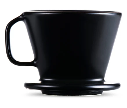 Schwarzer Kaffee Handfilter, Größe 101.