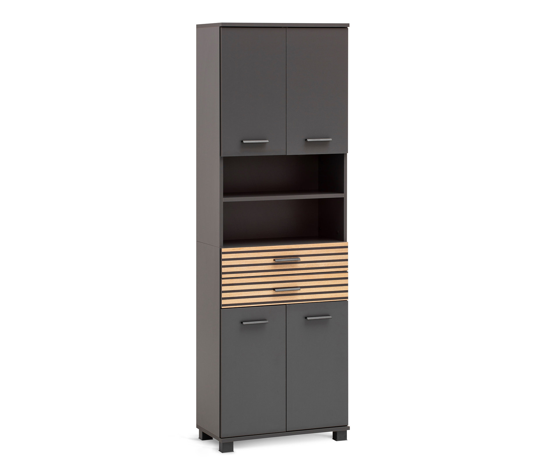 Tchibo - Hochschrank »Katta« - 60x32,5x181cm - anthrazit -