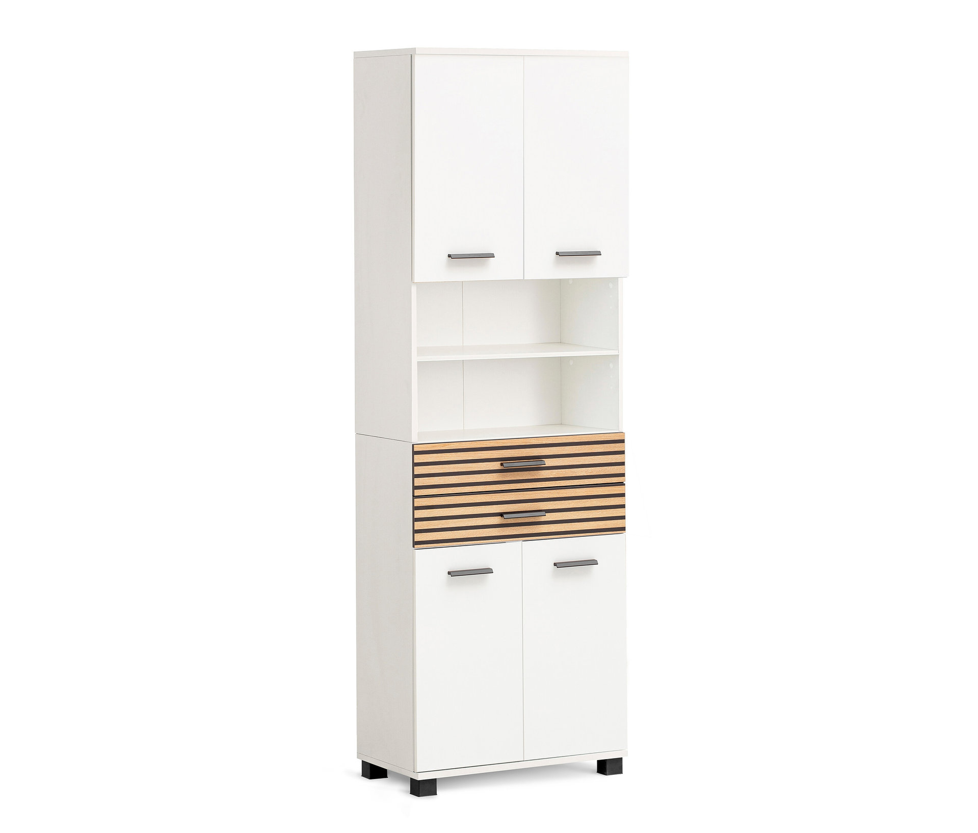 Tchibo - Hochschrank »Katta« - 60x32,5x181cm - schwarz -