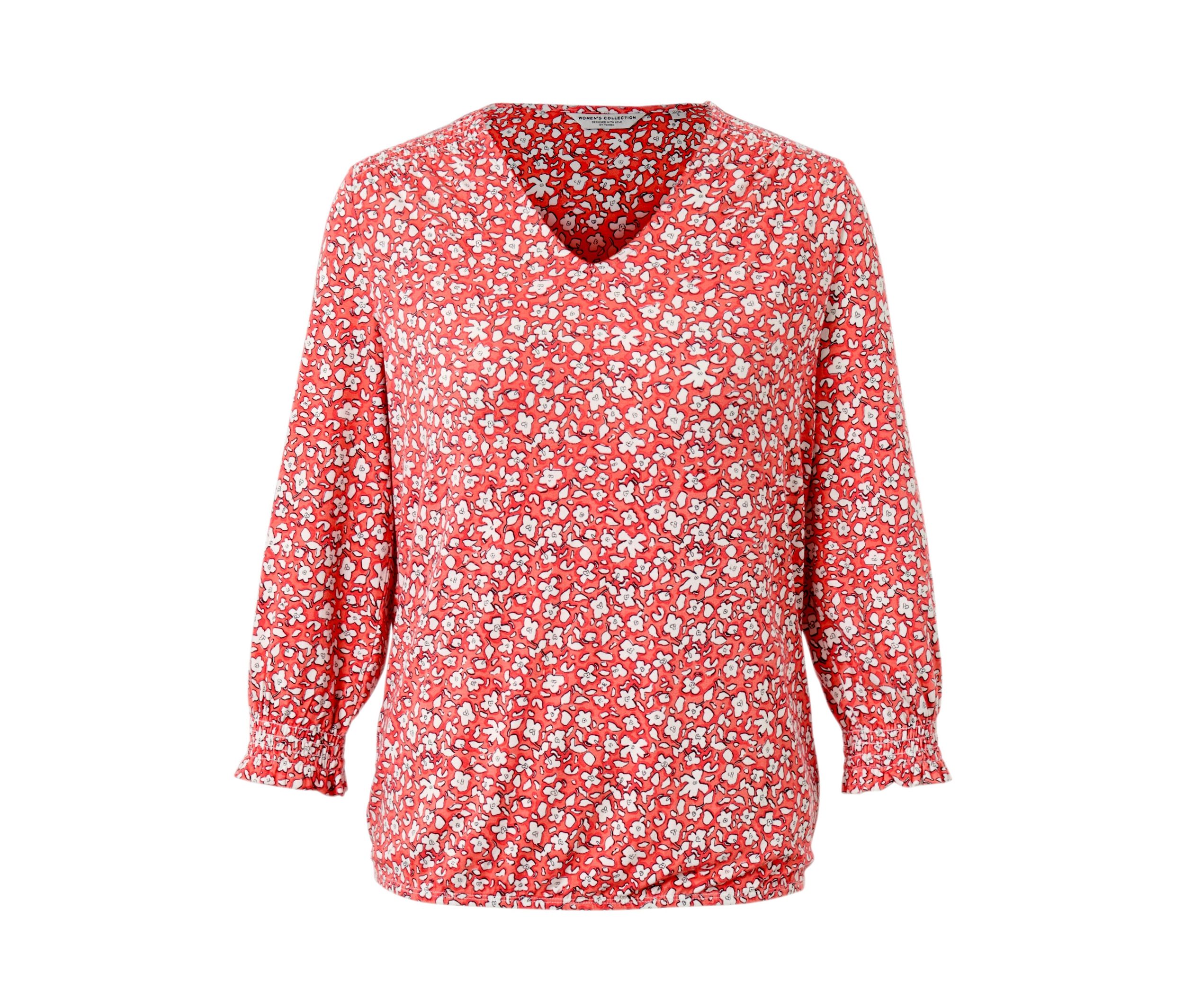 Tchibo - Bedrucktes Blusenshirt - Damen - Gr. S - creme/print