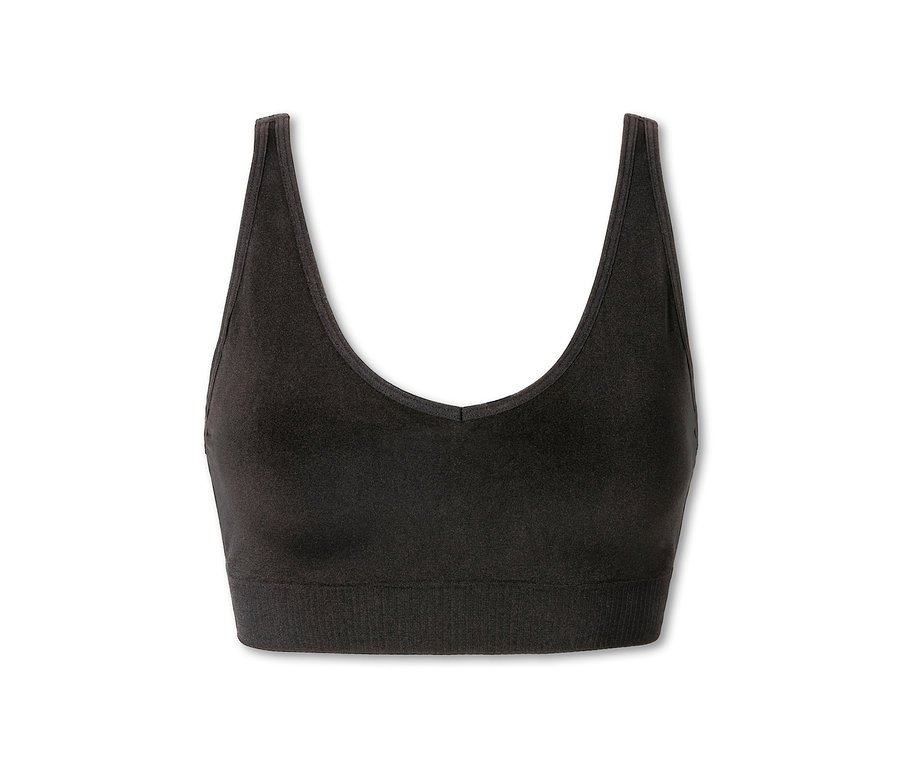 Schwarzer SCHIESSER Soft BH mit Pads.