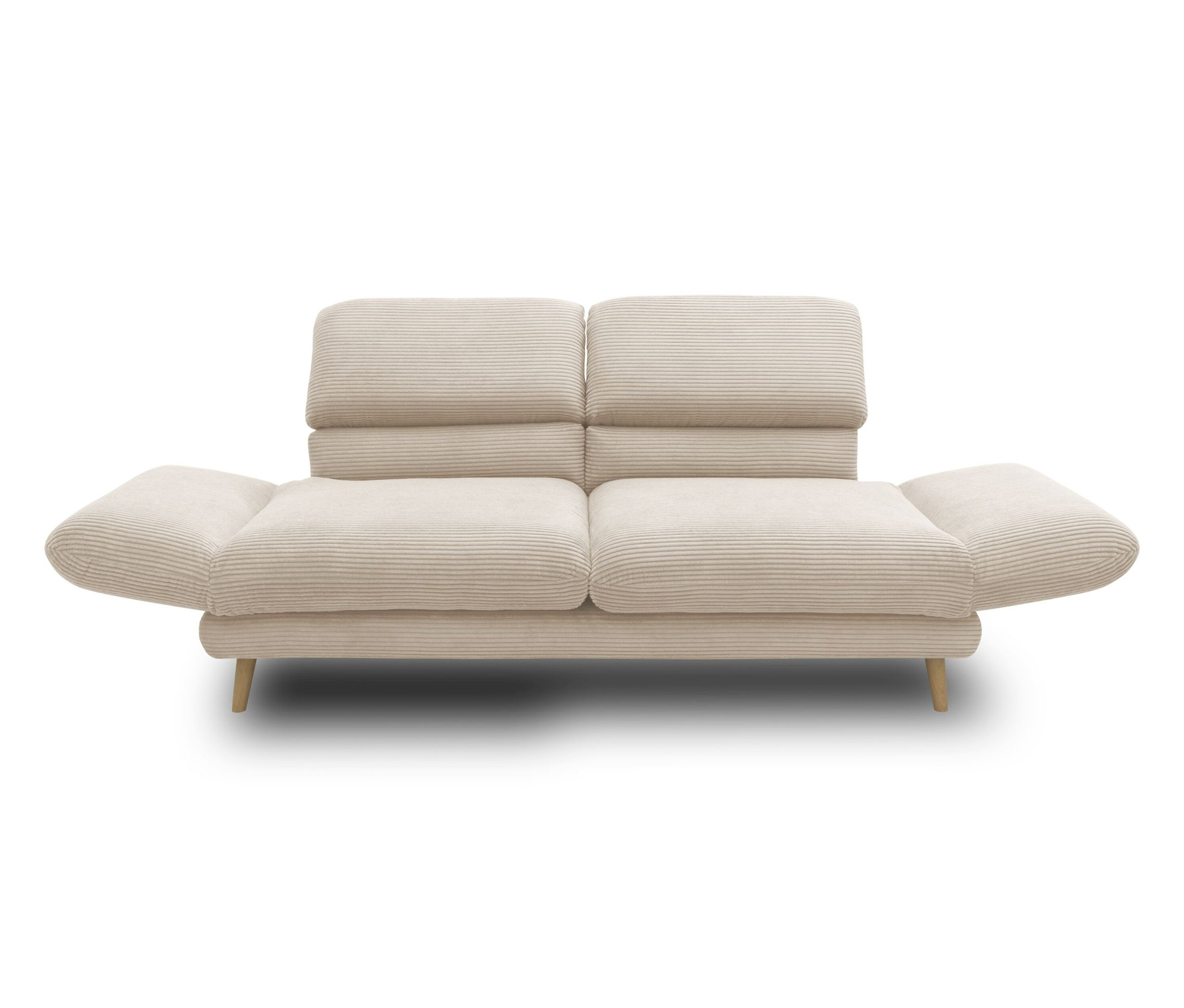 Domo 2-Sitzer »Malaga« - 180x98x92cm - weiß -