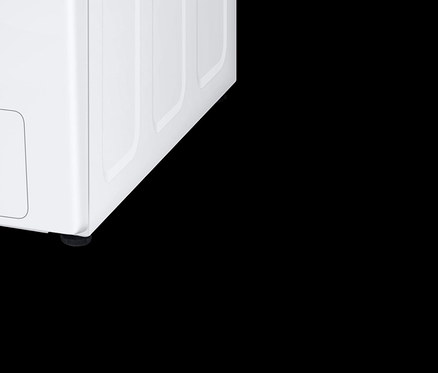 Weiße Samsung Waschmaschine »WW81T956ASH/S2«.