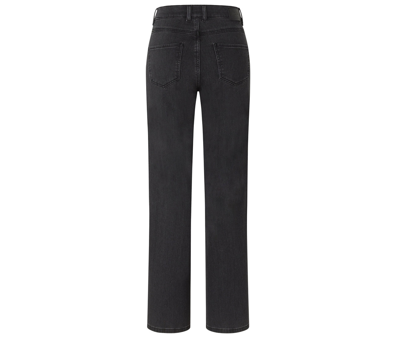 Rückansicht der Angels Denim »Lara«, Straight Fit, in Dunkelgrau.