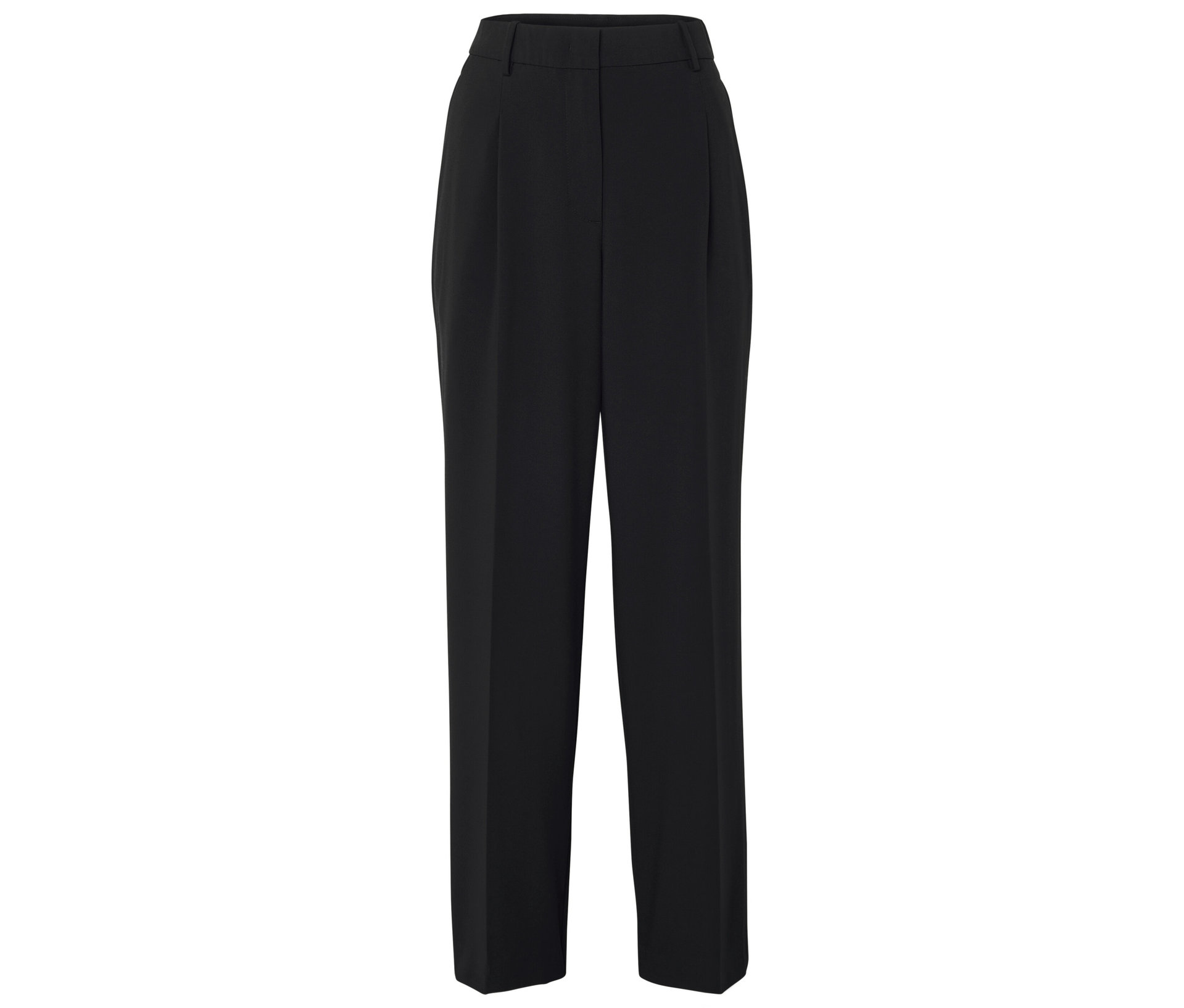Komfort-Webhose - Damen - Gr. 42 - schwarz - schwarz