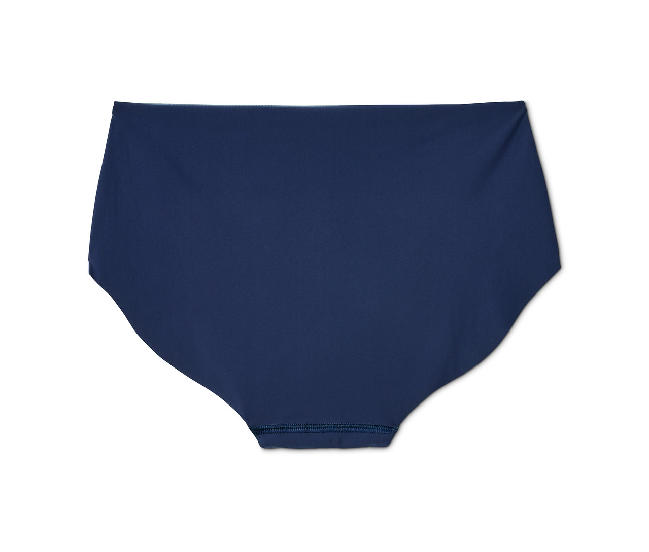 Detailaufnahme einer einzelnen marineblauen »Magic Cut« Panty.