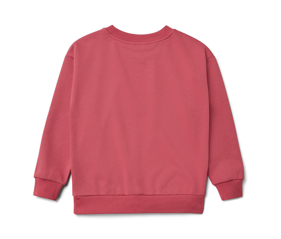 Rotes Kinder-Sweatshirt.