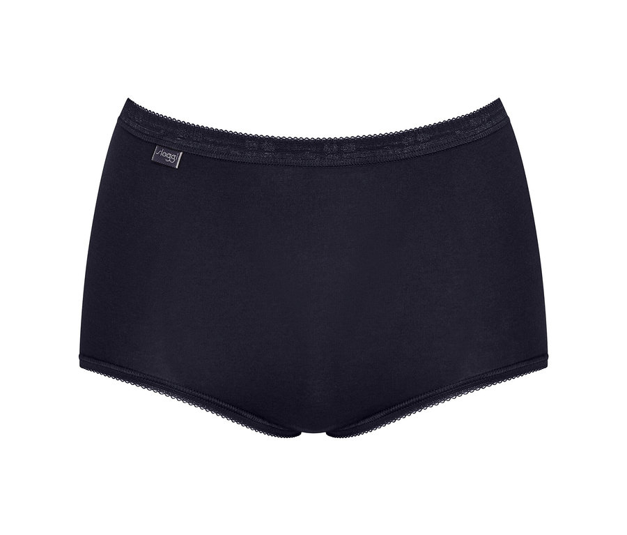 Dunkle Sloggi Basic+ Maxi C3P Maxi-Slips.