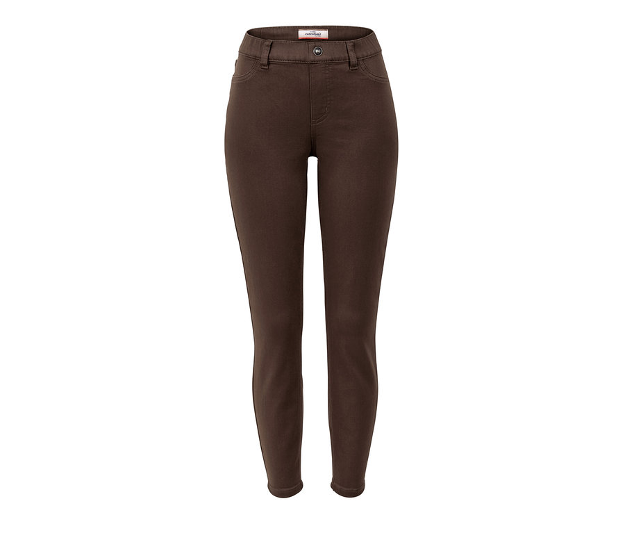 Braune Treggings.