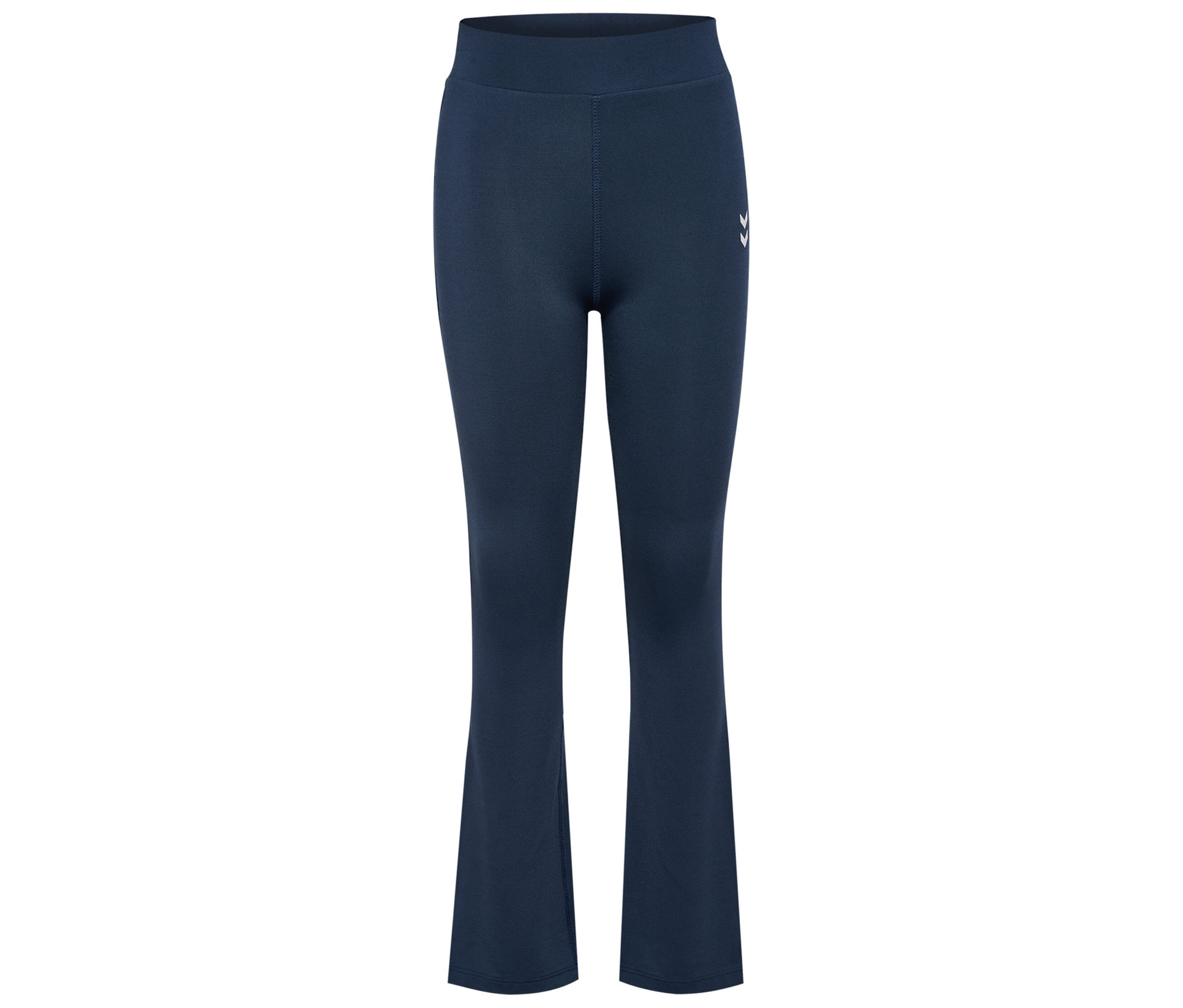 hummel® Hmljr High Waist Flared Tights - Gr. 152 - schwarz