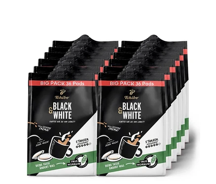 Stapel von BLACK & WHITE Pads - 432 Pads.