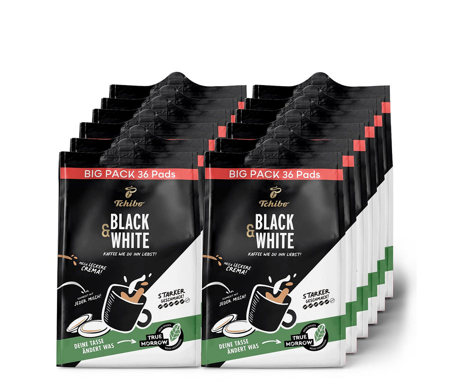 Stapel von BLACK & WHITE Pads - 432 Pads.