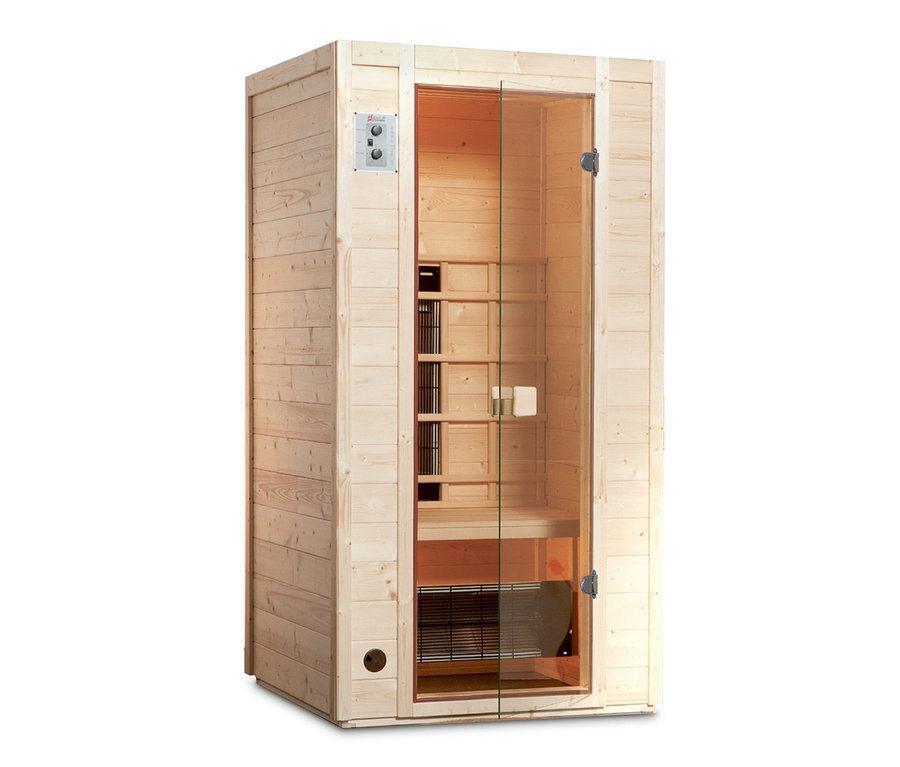 WEKA-Infrarotkabine mit 4 Keramikstrahlern, ca. 102 x 100.