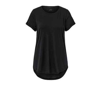 Longshirt, schwarz