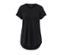 Longshirt, schwarz - schwarz