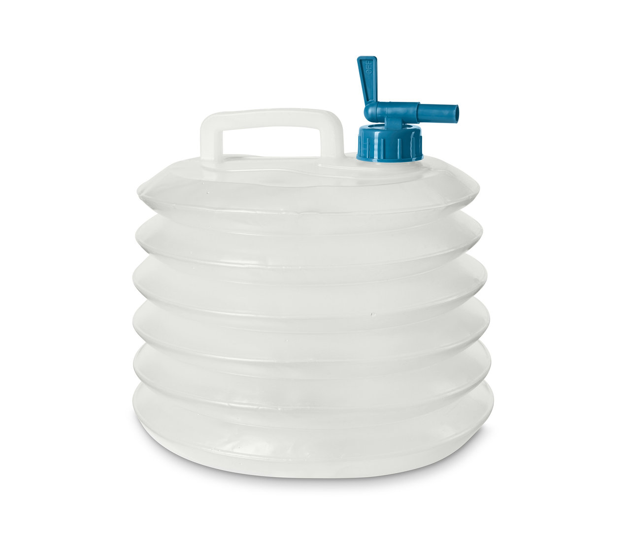 Ein faltbarer Wasserkanister.