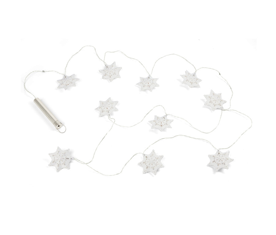LED-Papier-Lichterkette, Sterne