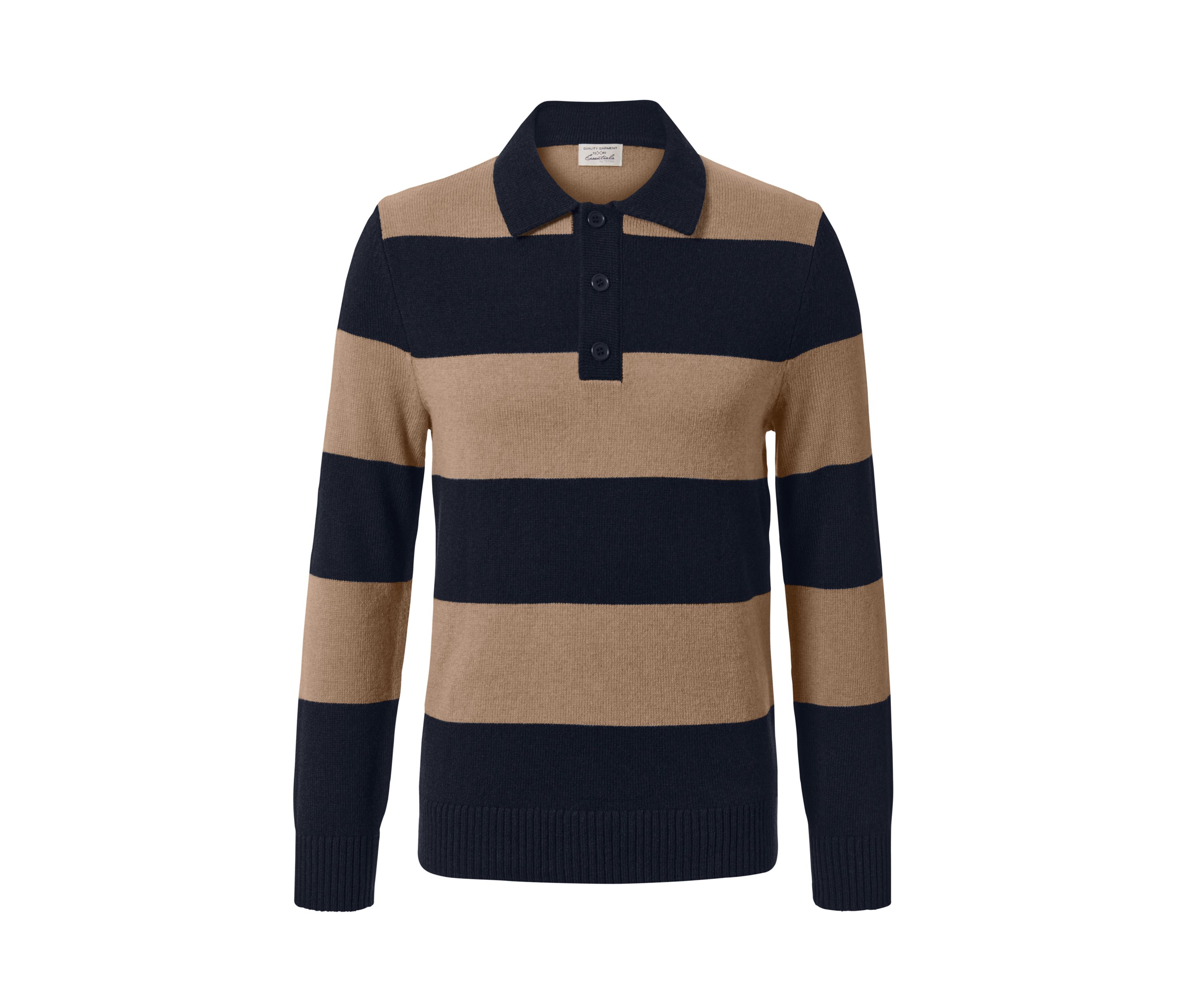Tchibo - Pullover mit Cashmere-Anteil - Herren - Gr. 3XL - blau/gestreift
