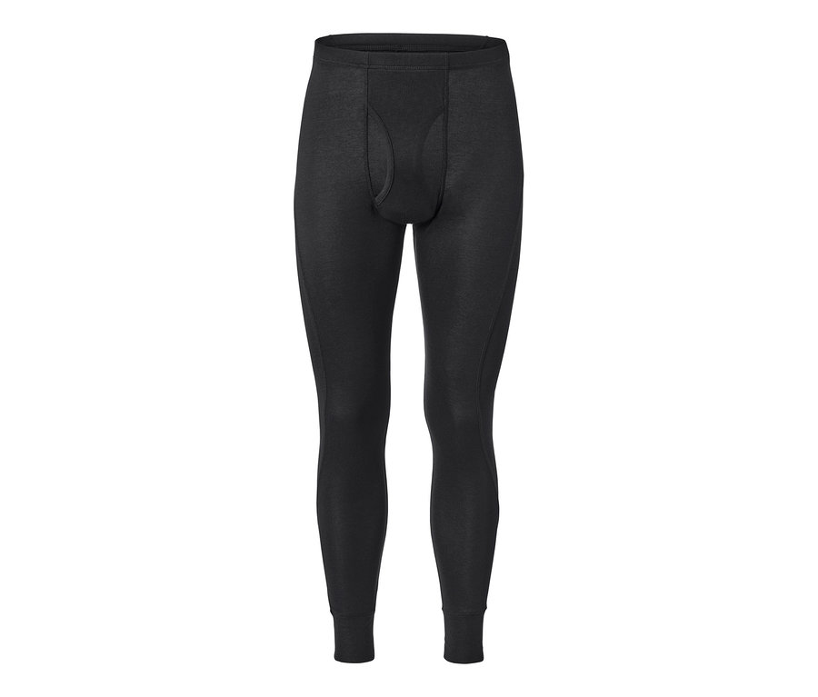 Schwarze Thermo-Funktionsunterwäsche.