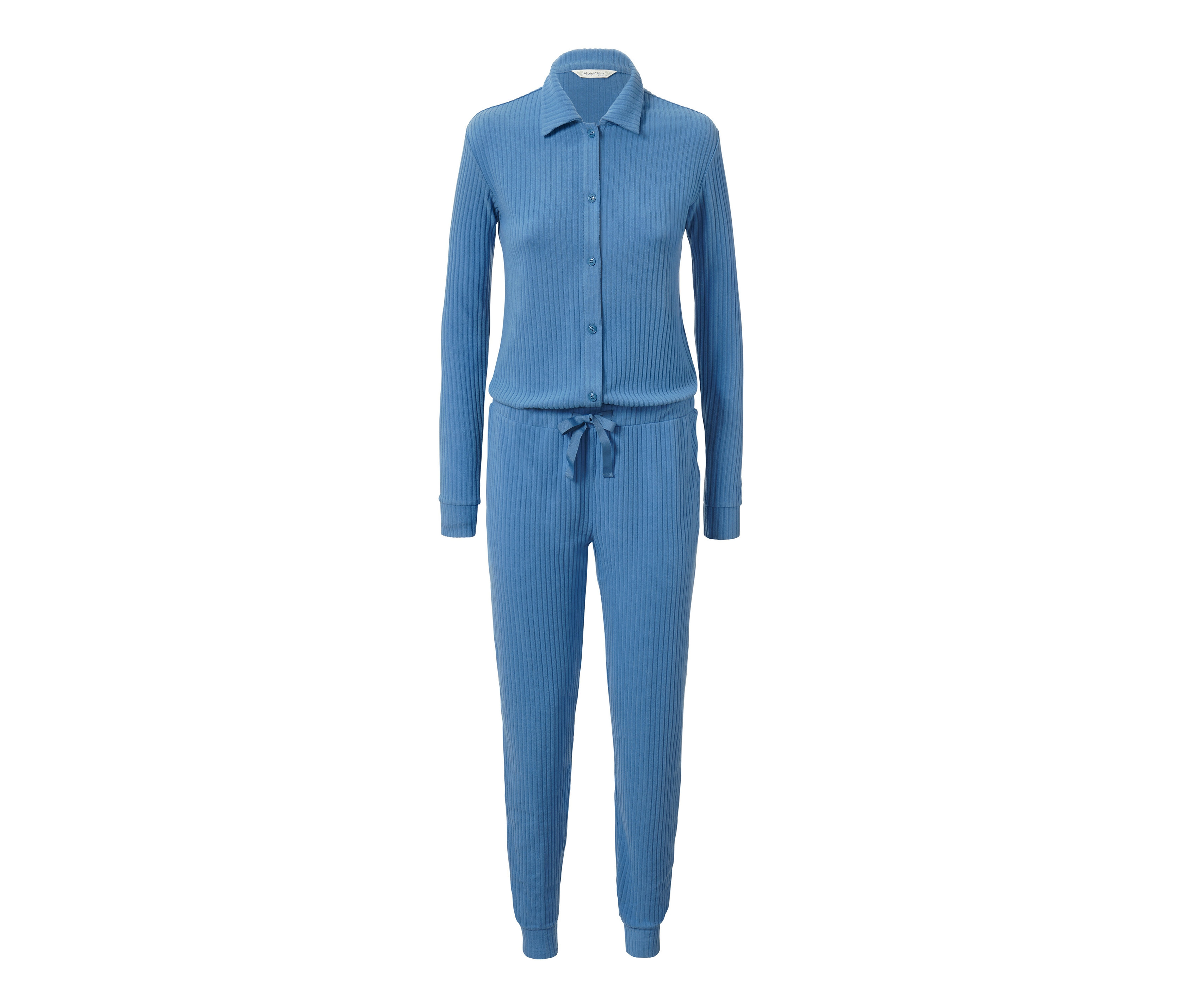 Weich,4 günstig Kaufen-Tchibo - Gerippter Loungeoverall - Damen - Gr. L - blau. Tchibo - Gerippter Loungeoverall - Damen - Gr. L - blau <![CDATA[Gerippter Loungeoverall Farbe: Blau Material: 62% Polyester (recycelt), 34% Viskose (LENZING™ ECOVERO™), 4% Elasthan Kuschelig weich 