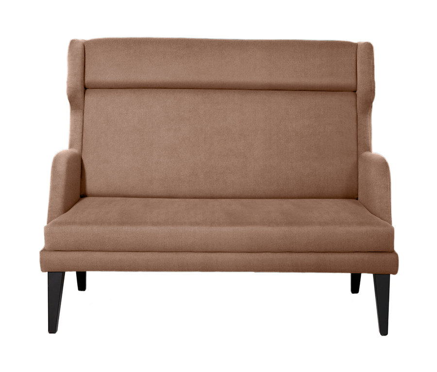 Frontansicht des Küchensofas »Molly« von ADA trendline, blassbraun.