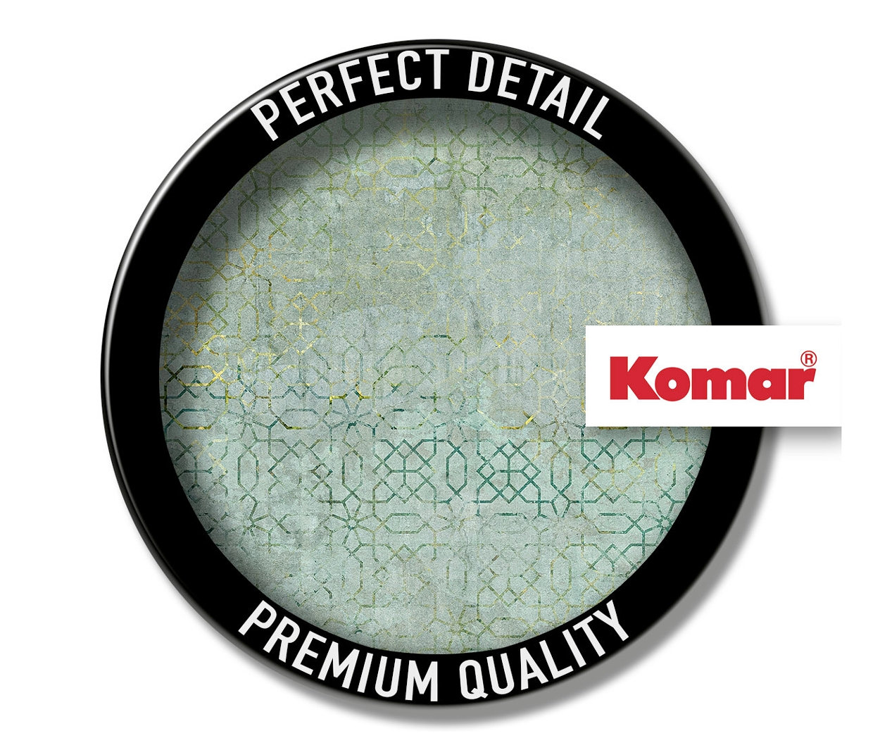 Detail der Vliestapete »Oriental Finery«.