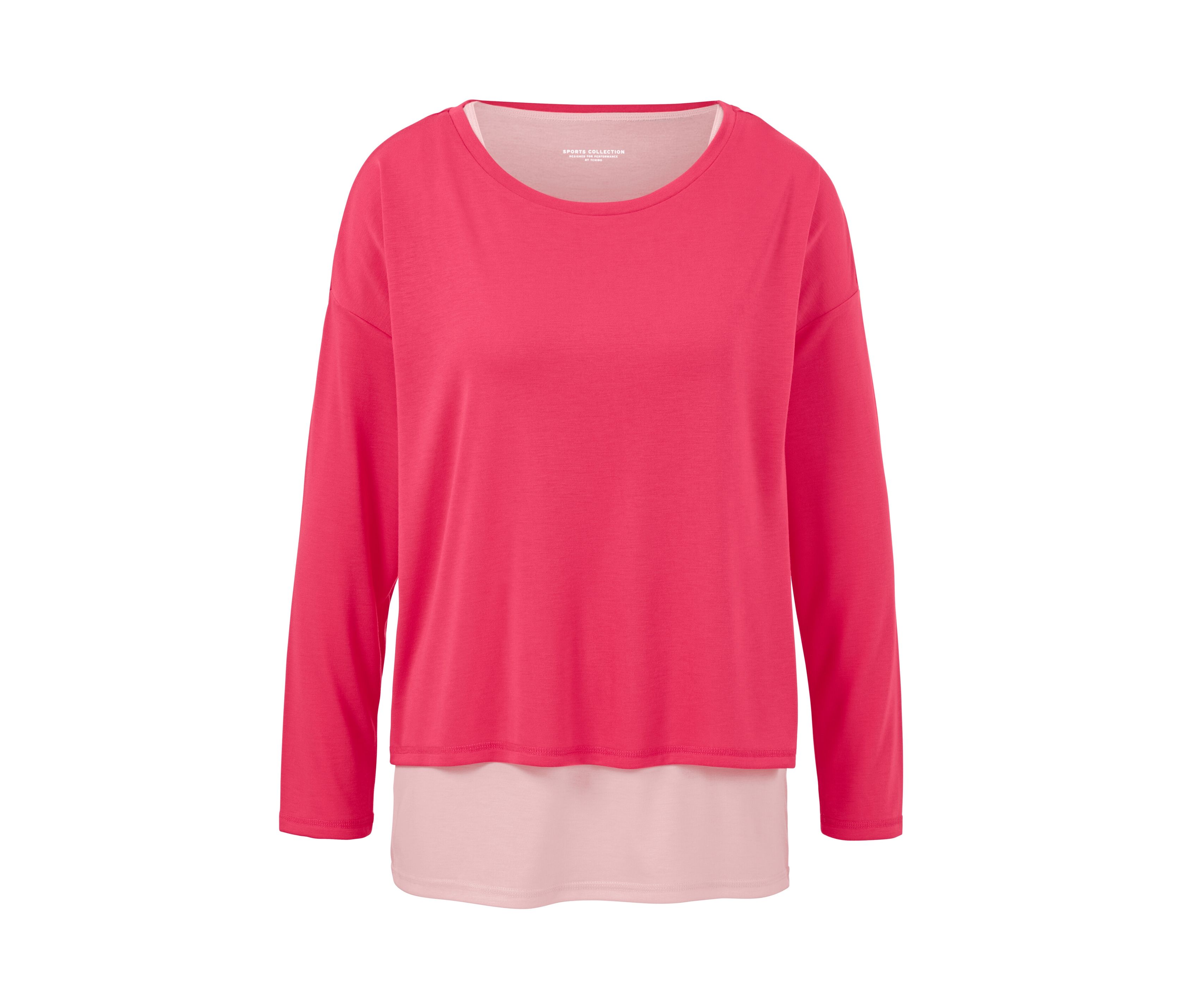 Tchibo - 2-in-1-Sportshirt - Damen - Gr. XXL - pink
