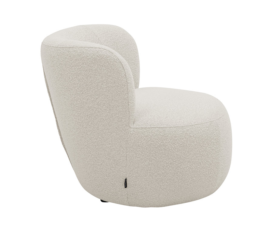 Cremefarbener Sessel »Plum«.