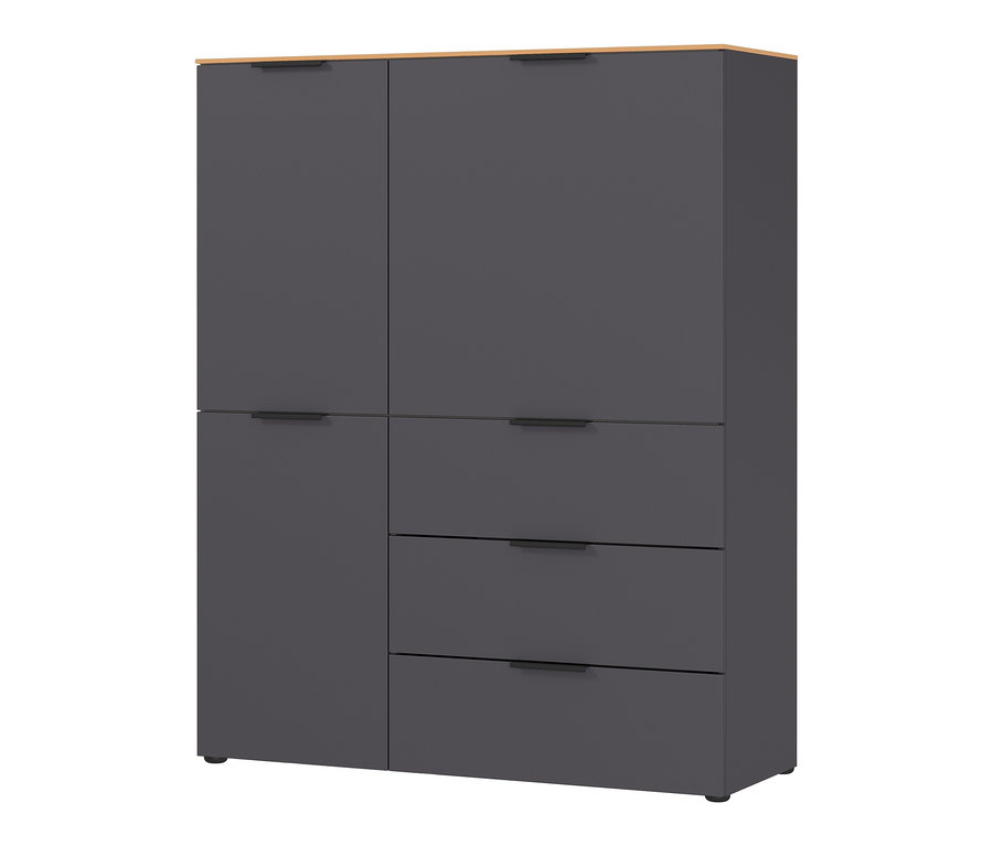 Highboard »CALIFORNIA«, graphit.