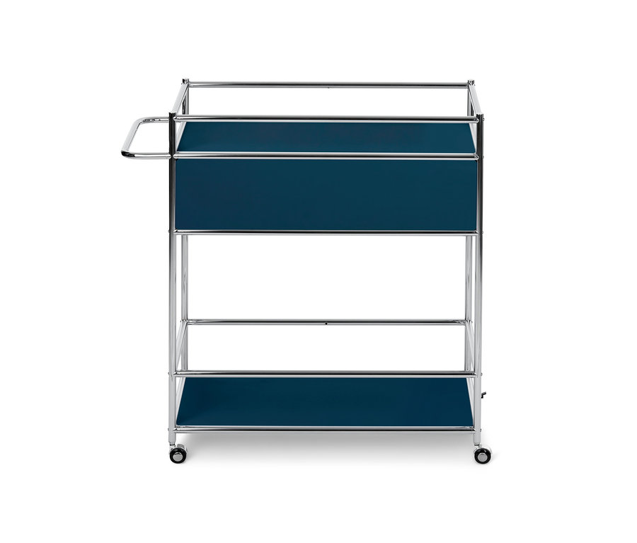 Blauer Barwagen »CN3«.