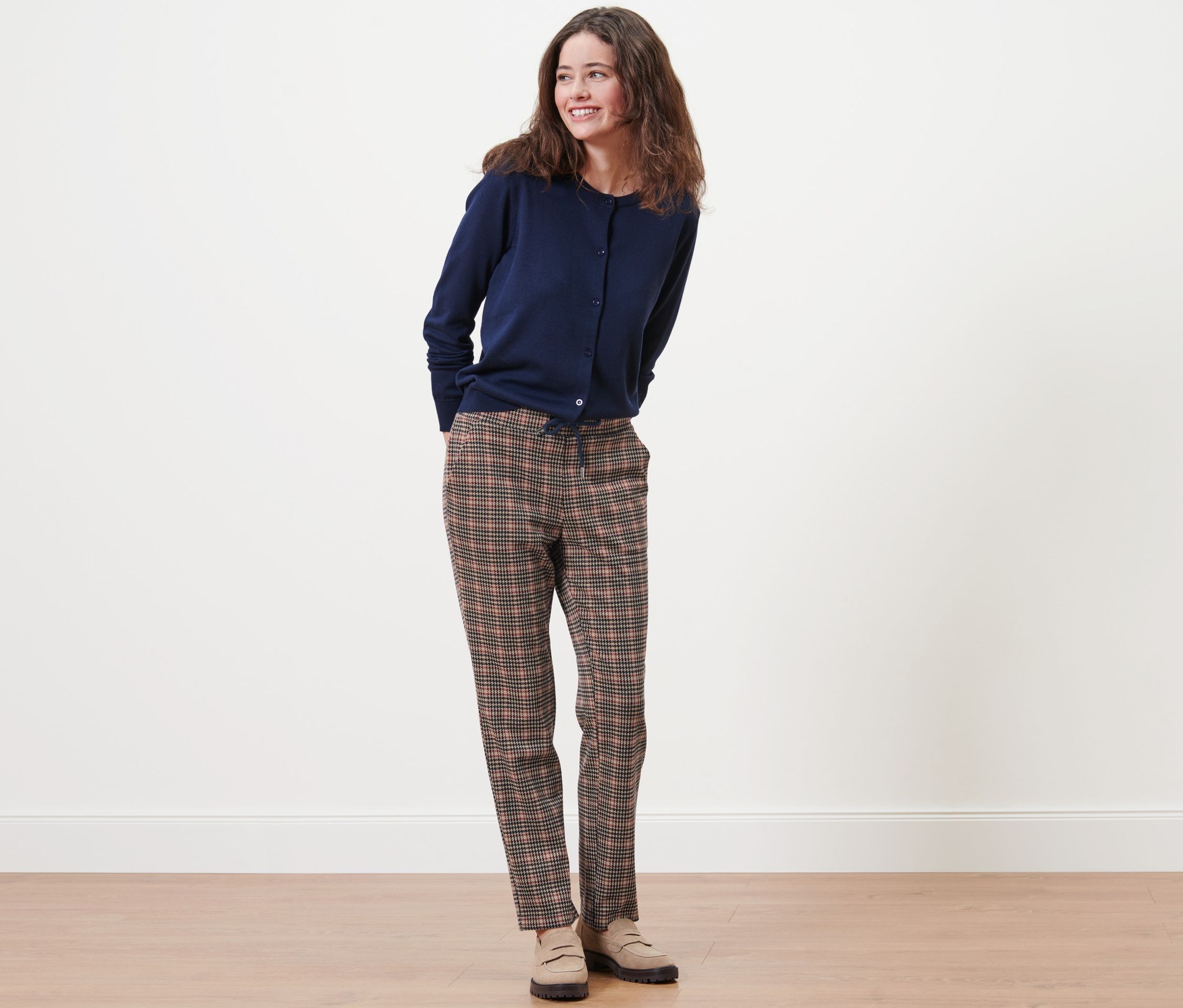 Thumbnail - Tchibo - Joggpants - Damen - Gr. S - dunkelblau/jacquard