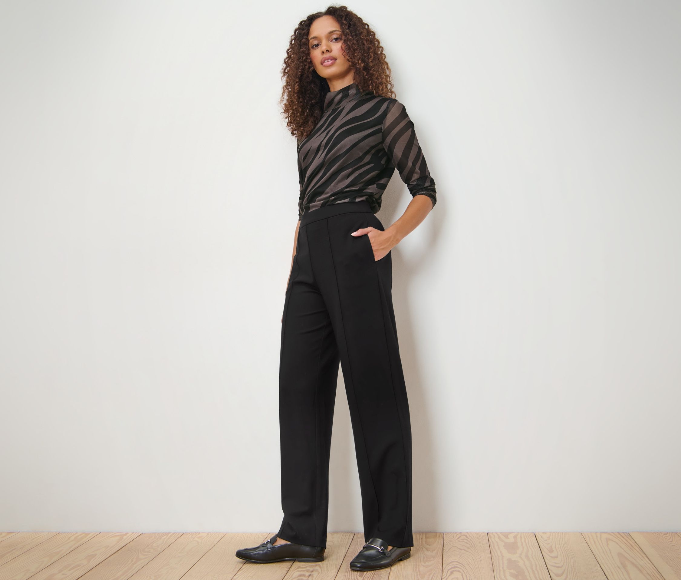Thumbnail - Tchibo - Jerseyhose mit Biese - Damen - Gr. 36 - schwarz