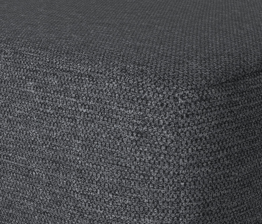 Detailansicht des anthrazitfarbenen DOMO collection Hockers »Toledo«.