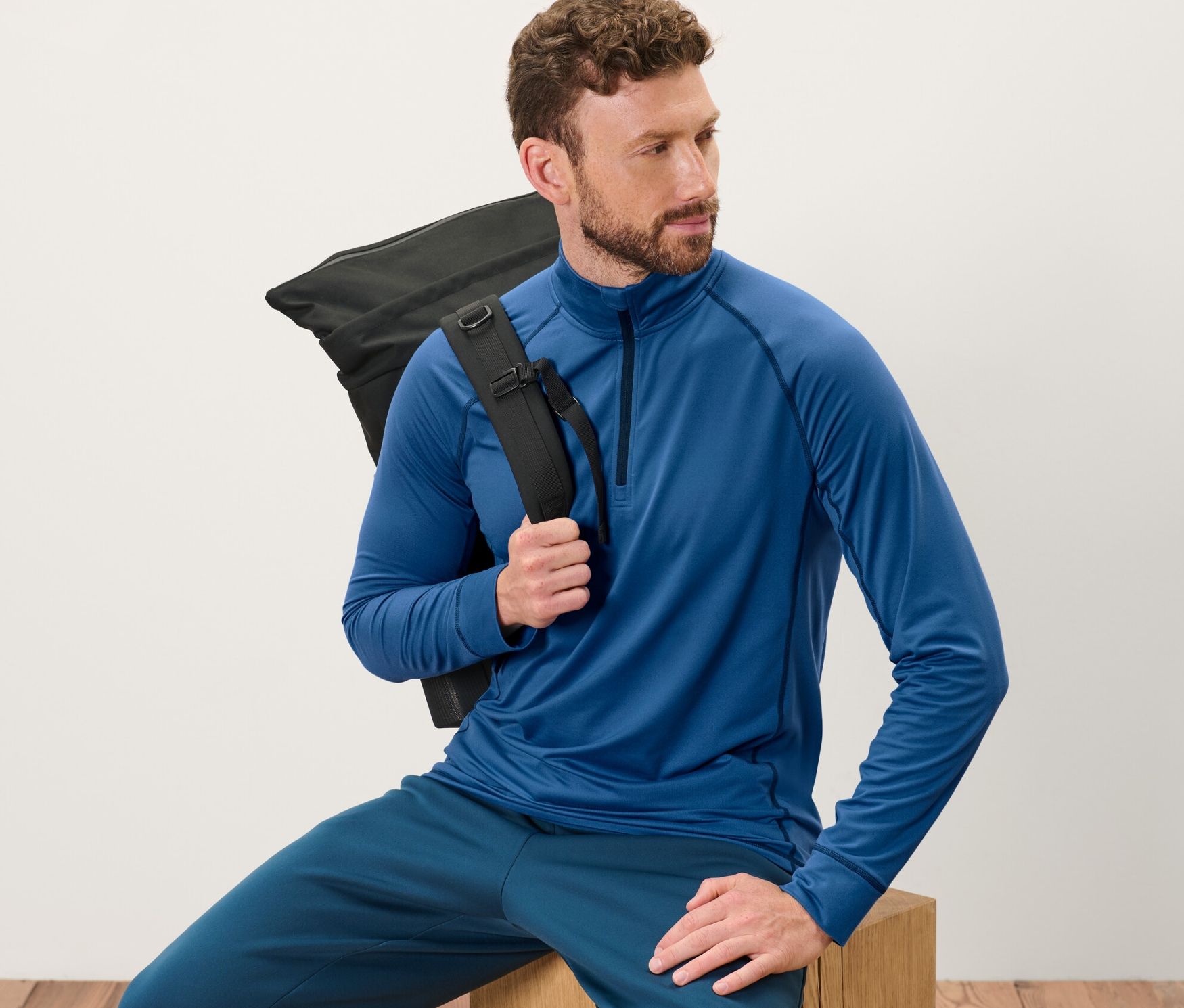 Thumbnail - Tchibo - Thermofunktionsshirt - Herren - Gr. XL - blau