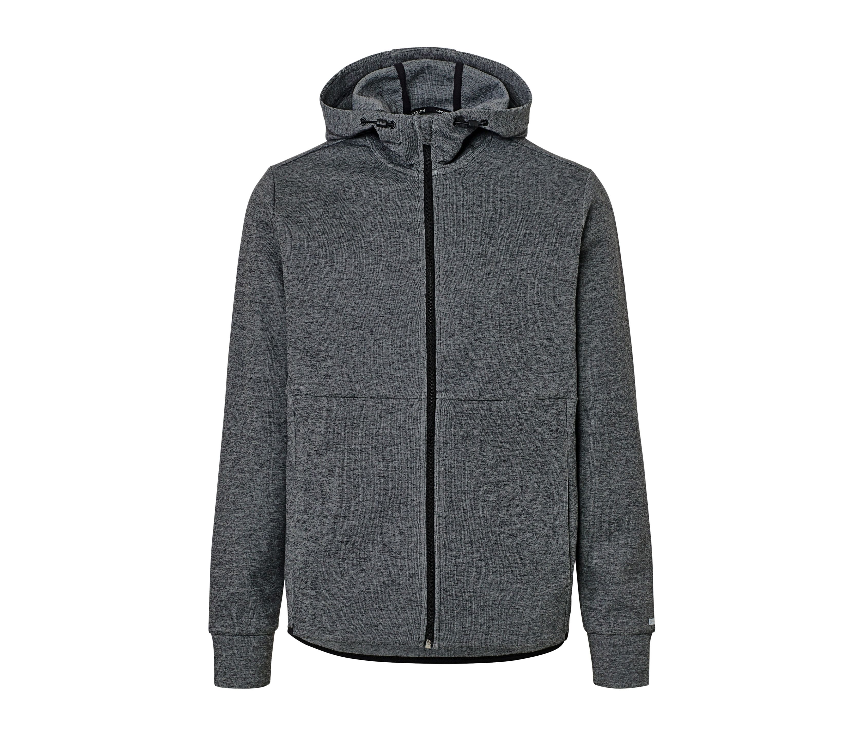 Tchibo - Funktionssweatjacke - Herren - Gr. XL - grau