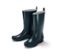 Blaue Kinder-Regenstiefel.