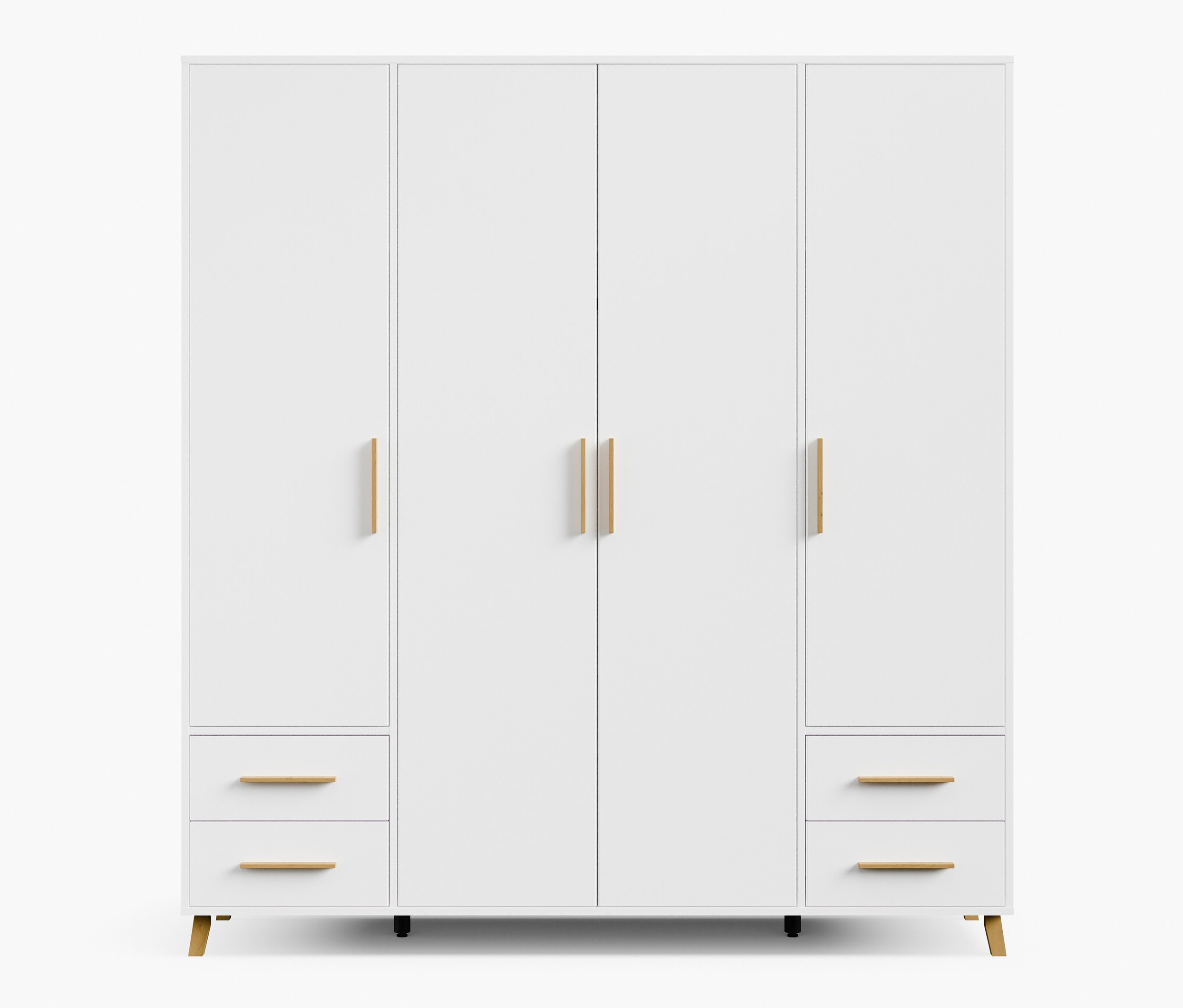 Thumbnail - rauch Drehtürenschrank »Shinjo« - 187x53x203cm - braun - Holz