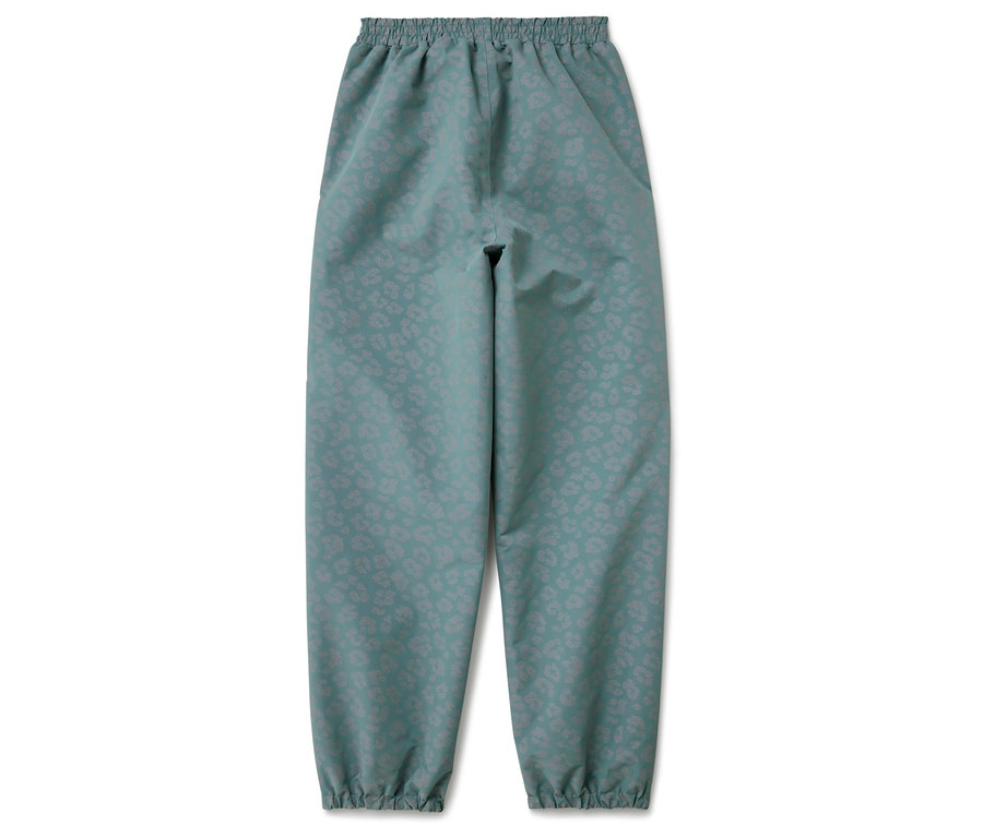 Kinder-Regenhose mit reflektierenden Elementen.