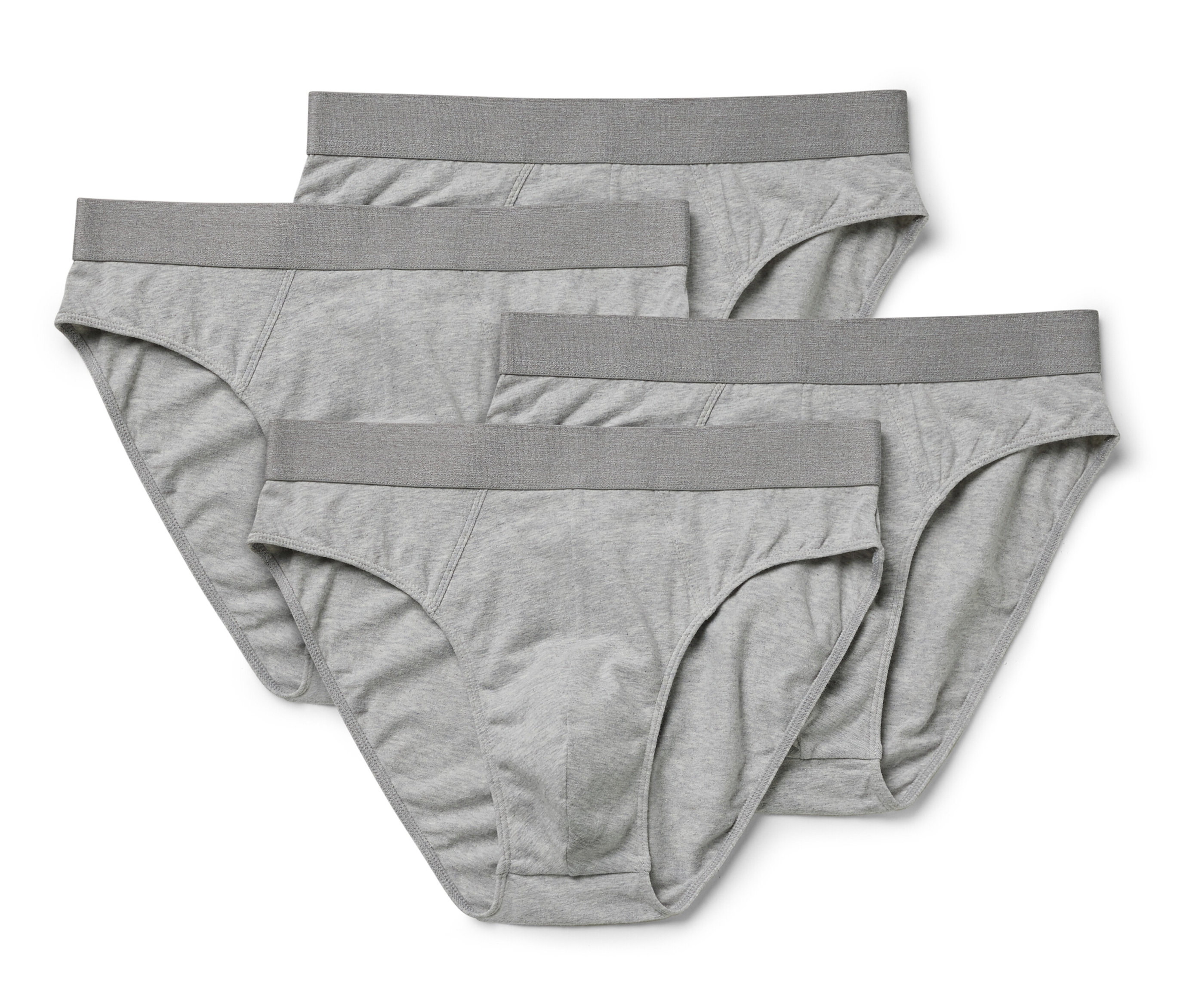 Slips - Herren - Gr. M/5 - grau - grau